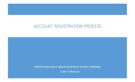 Online Hazardous Wastes Management System (HWMS) and .